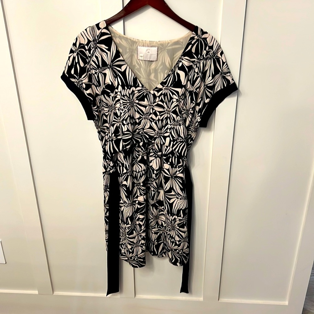 Anthropologie Postmark Monochrome Dress